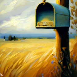 Letter box, van Gogh